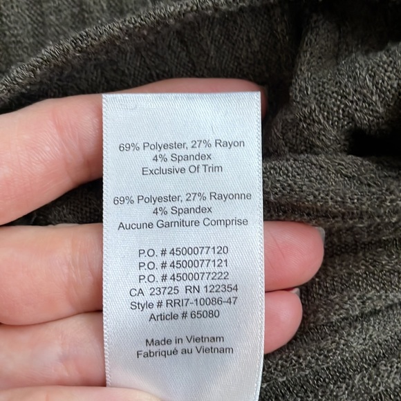 Wilfred Free Olive Green Long Sleeve Shirt - Picture 3 of 5